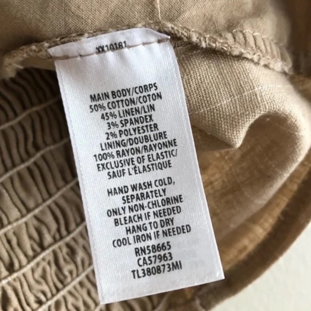 Leith Boho Button Down Spaghetti Strap Striped Br… - image 8